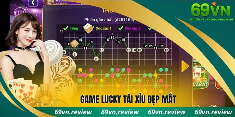 Game Lucky tài xỉu đẹp mắt